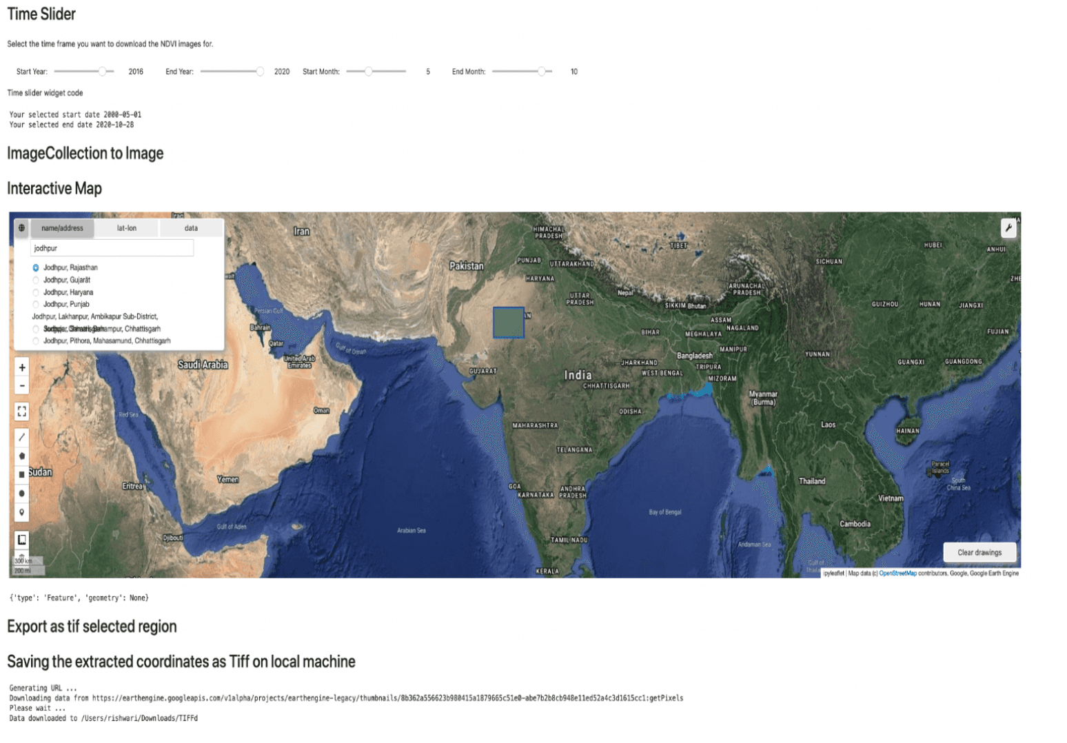NDVI Vegetation Health Automation